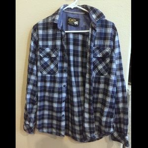 Duke’s Bark Blue Flannel Shirt